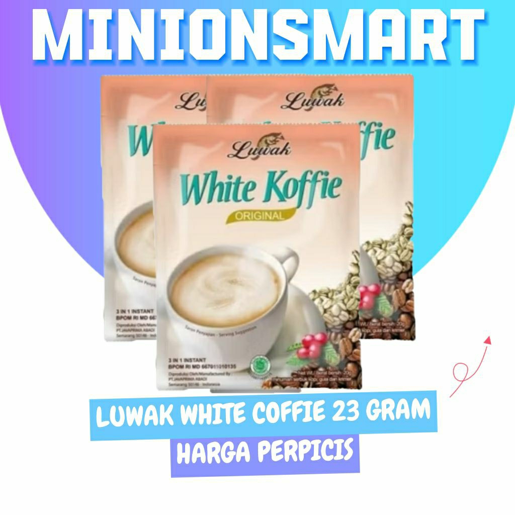 

luwak white coffee 23 gram,minionsmart