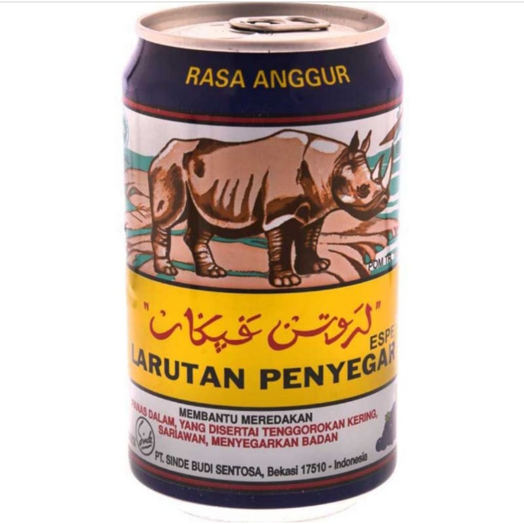 

Sinde Larutan Penyegar Cap Badak Anggur 320ml