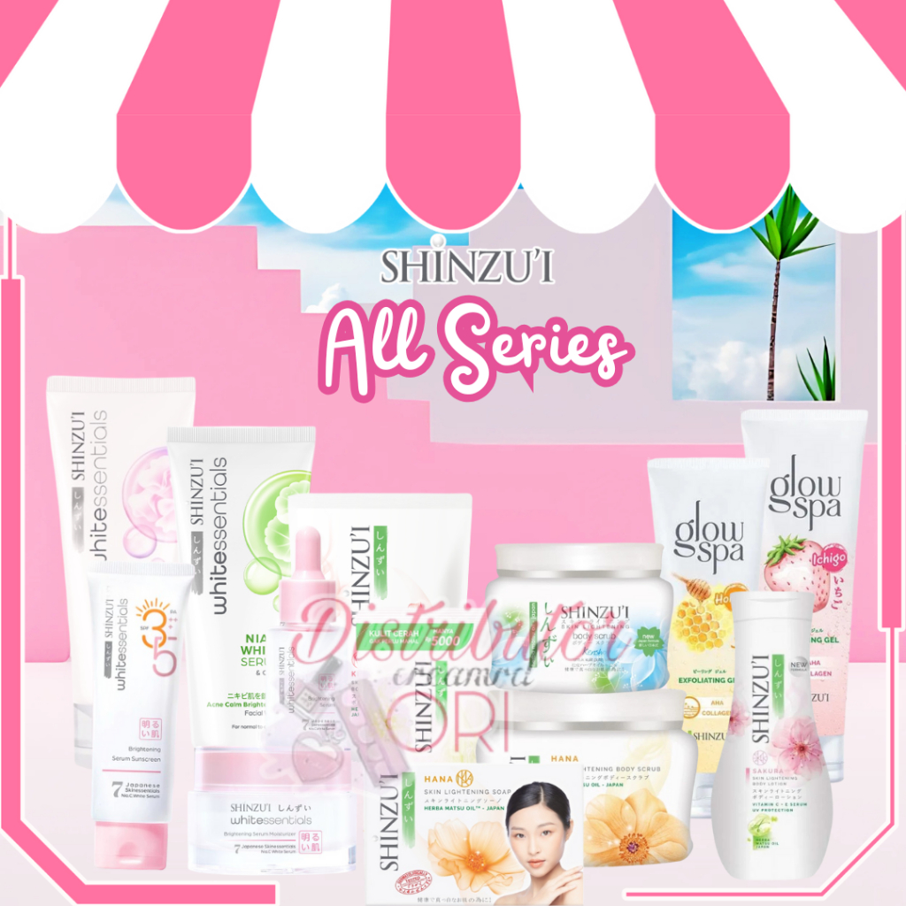 SHINZUI All Series / Body Lotion / Sabun Batang 80gr / Body Scrub 200gr| 110 Gr / Sunscreen - 30ml /