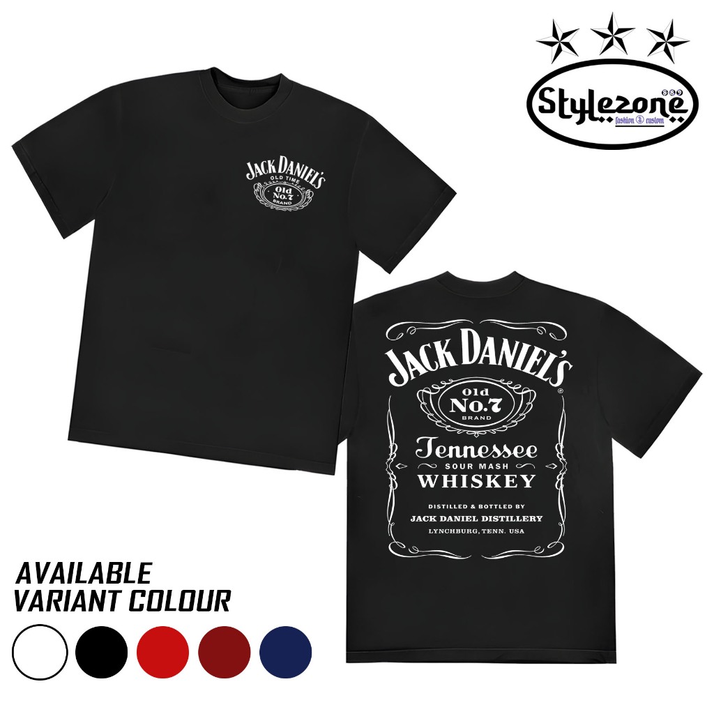 Tshirt JackDaniels - Kaos Fashion - Kaos Distro - JackDaniels Minuman