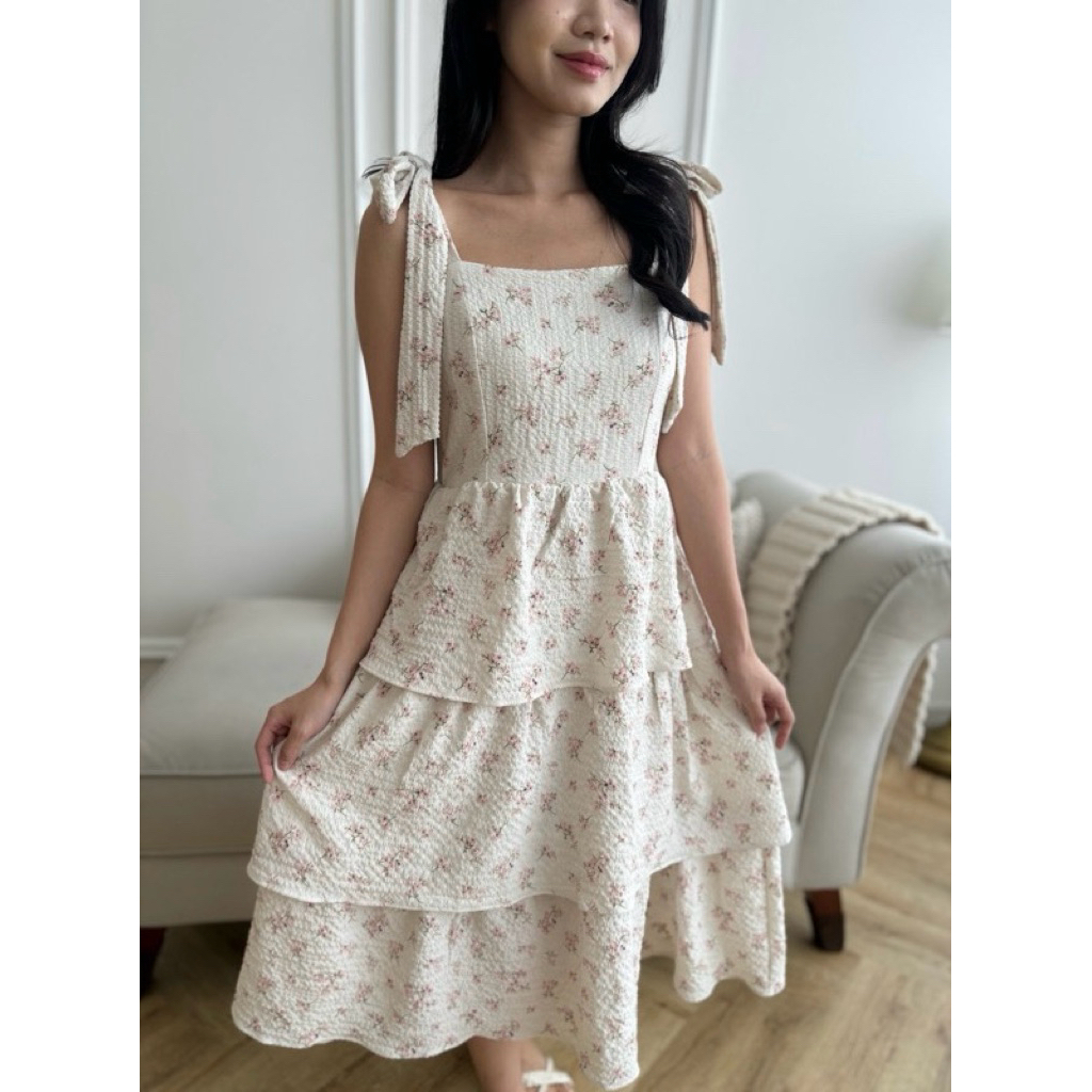 dress midi floral miura