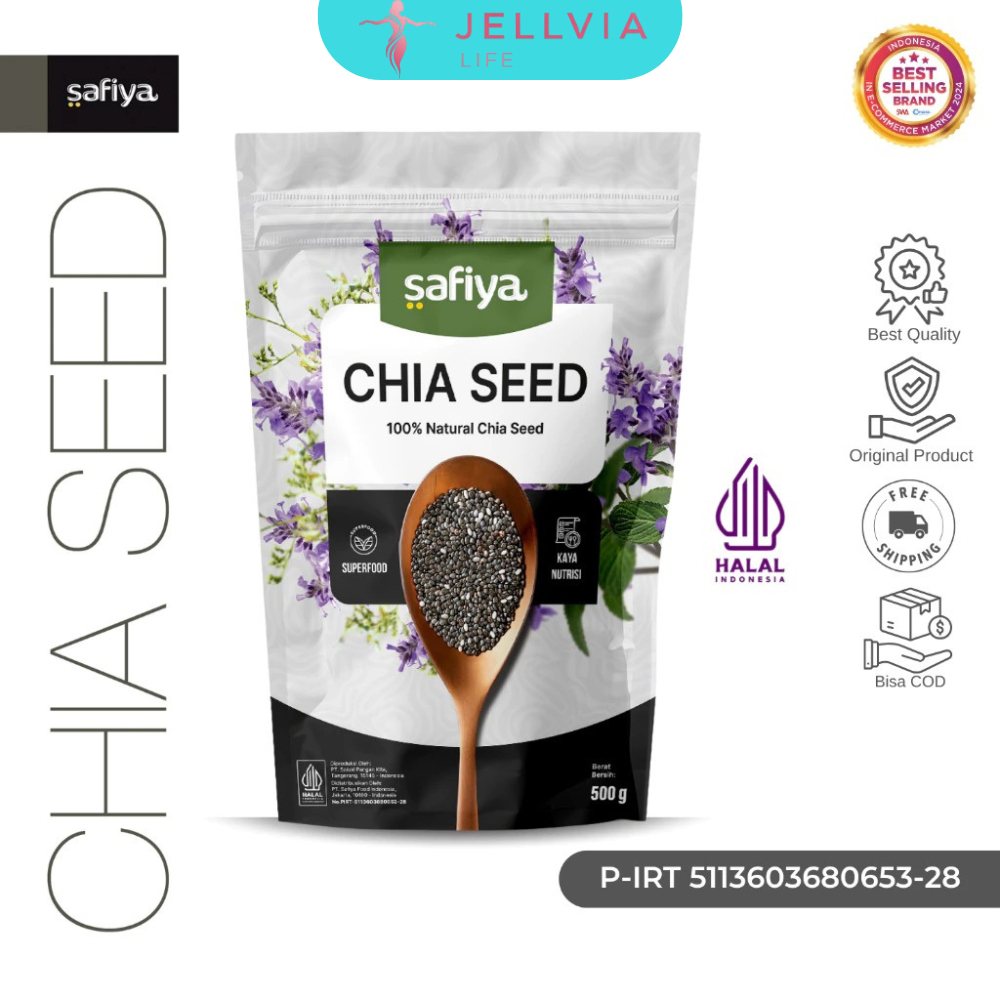 

Safiya Chiaseed Organik 500 Gram Chia Seed Premium