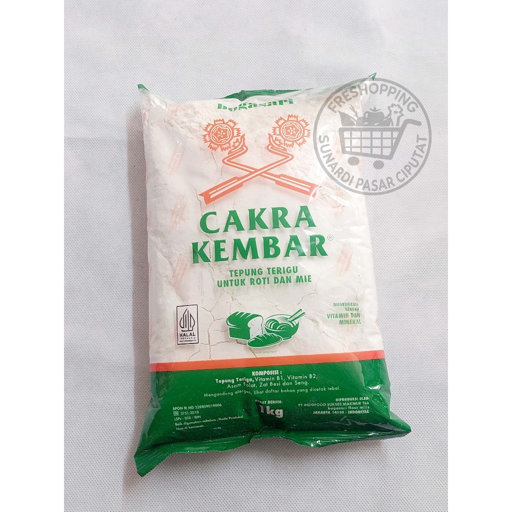 

Terigu Cakra Kembar kemasan 1 kg