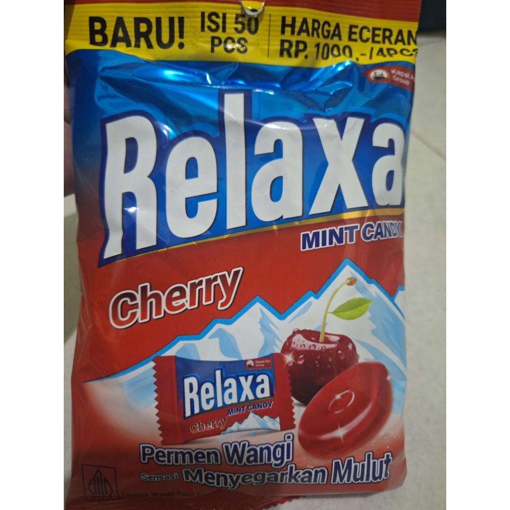 

permen relaxa chery 1pack isi 50pcs