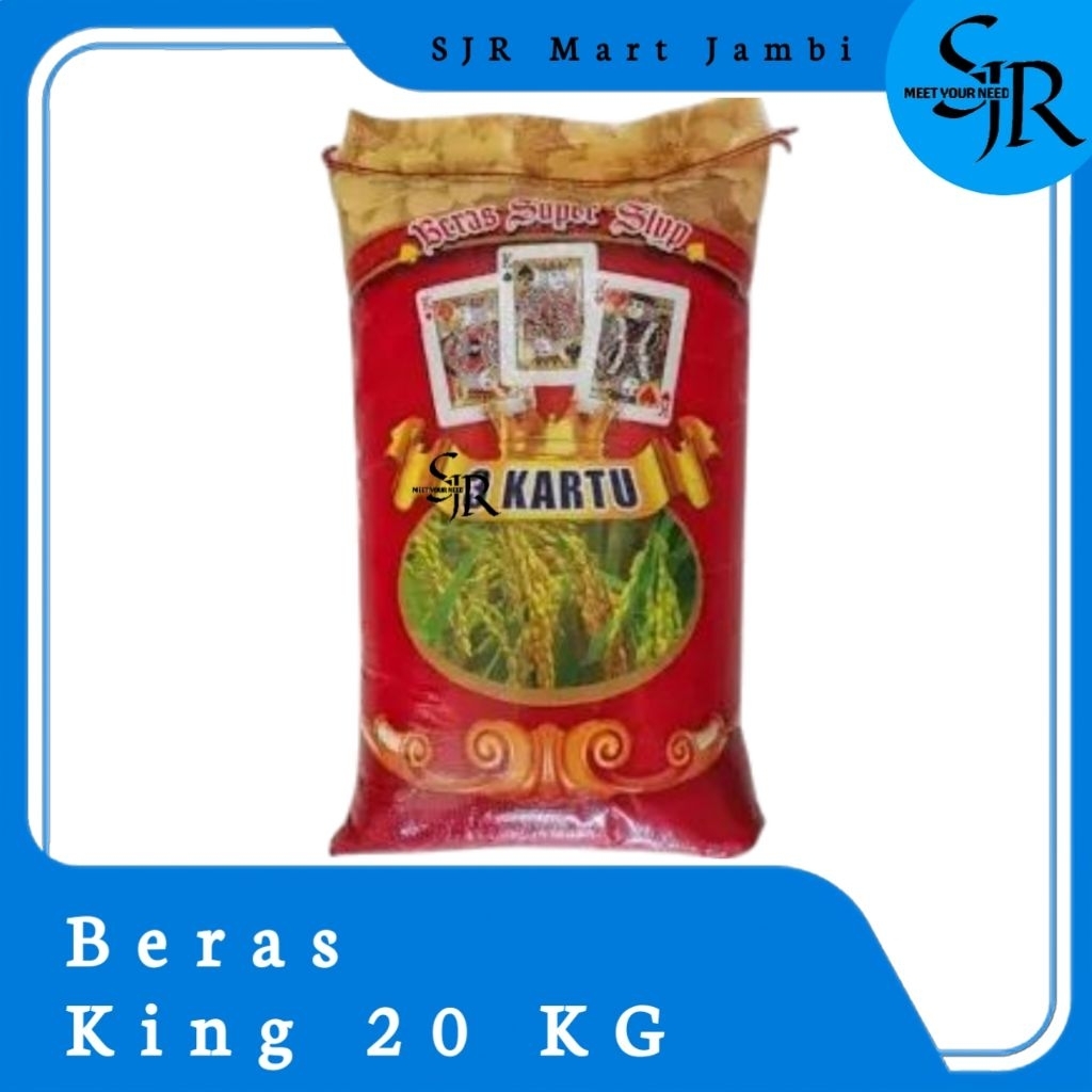 

[Beras] King / 3 Kartu 20 Kg - Beras Super SLYP