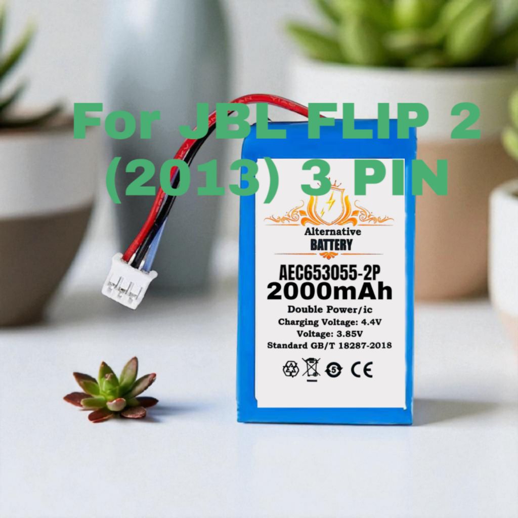 Batre AEC653055-2S For JBL Flip 2 2013 Speaker Bluetooth Portabel Batrai PR-652954 Flip 2 2014 Bater