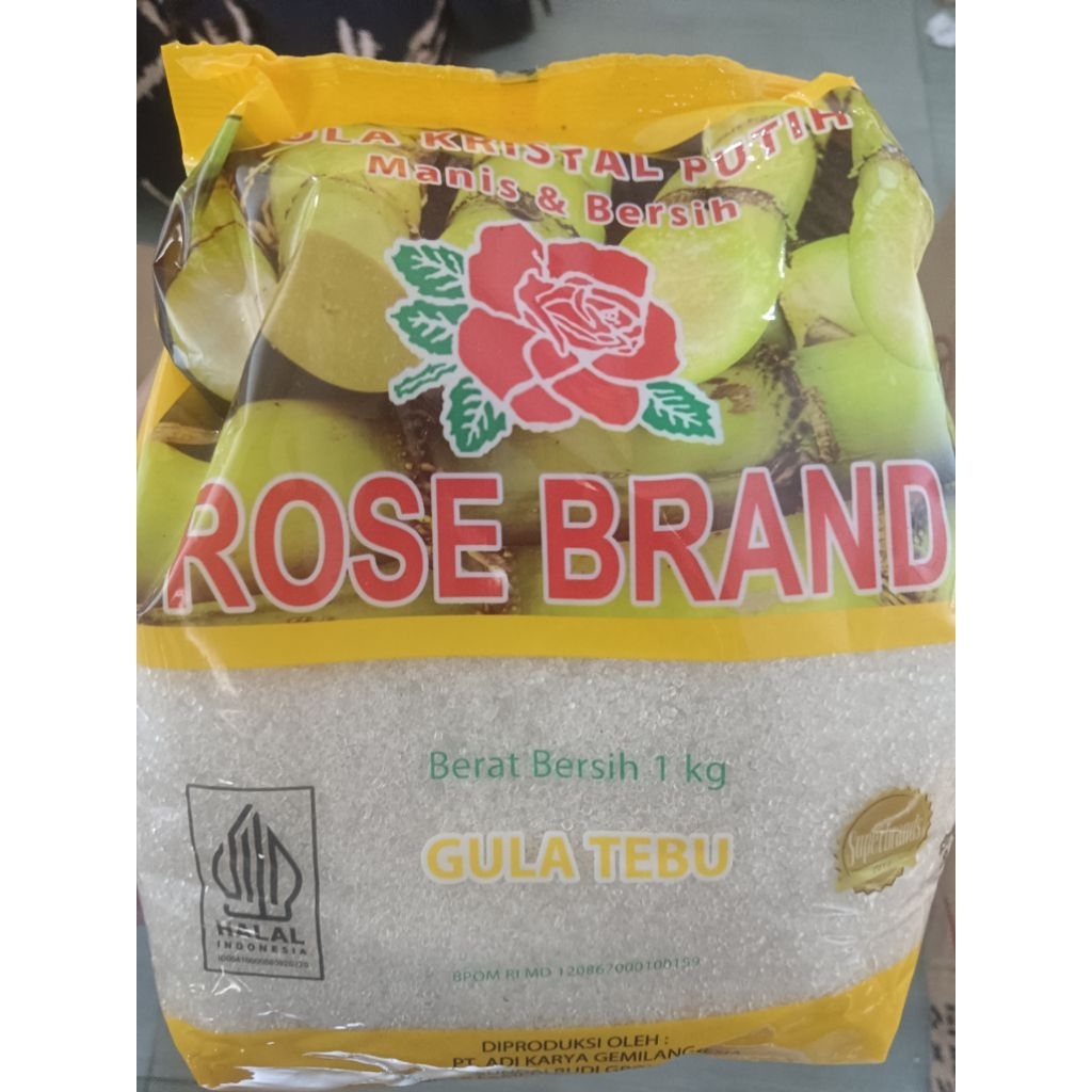 

gula rose brand kuning 1kg