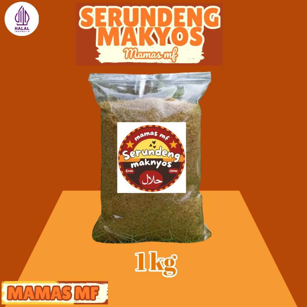 

serundeng kelapa asli 1kg enak lezat murah gurih khas ciamis