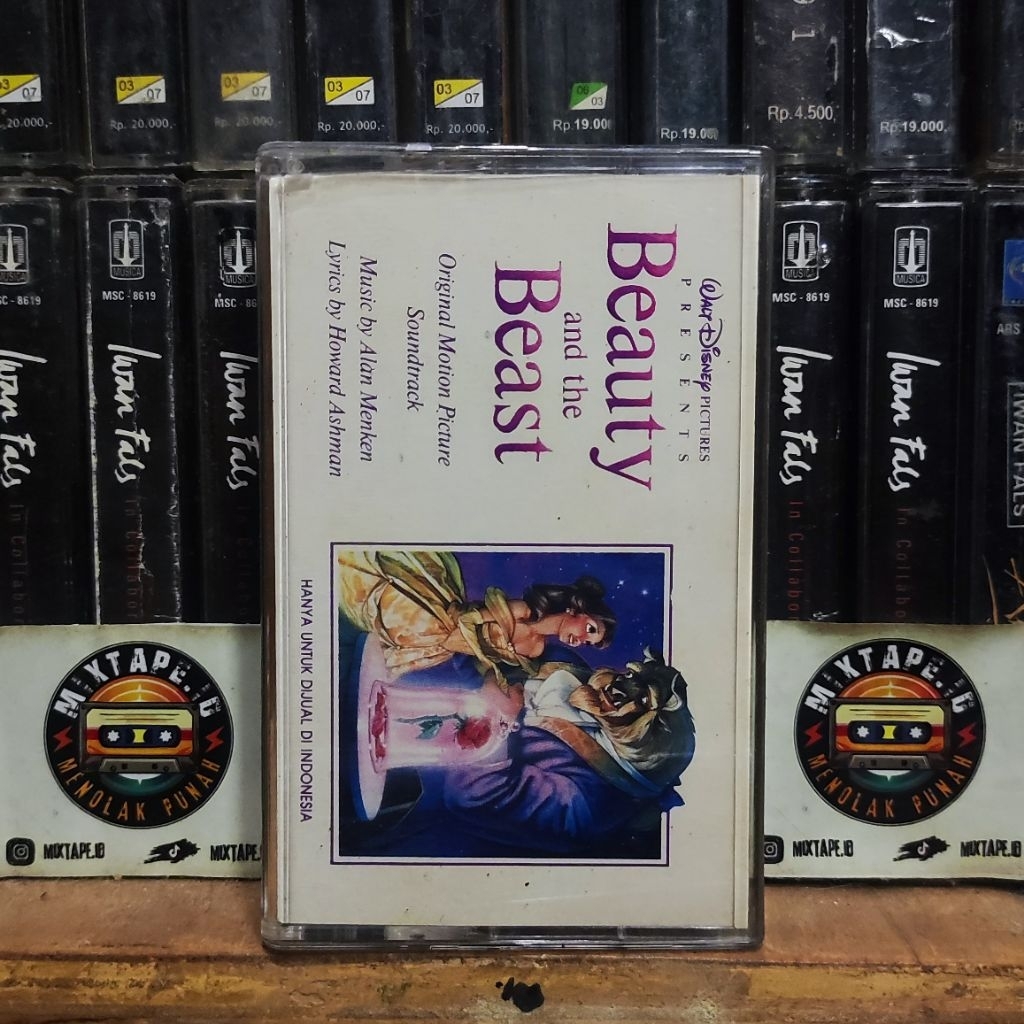 Kaset Pita - Beauty And The Beast - Original Motion Picture Soundtrack - Radio Tape - Kaset - Radio 