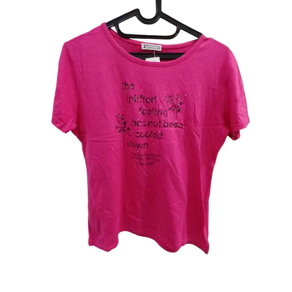 kaos wanita lengan pendek PL
