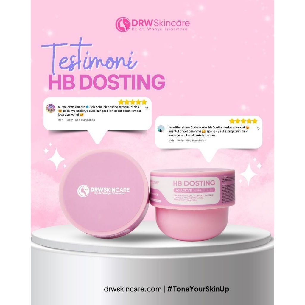 Drw skincare / hb dosting