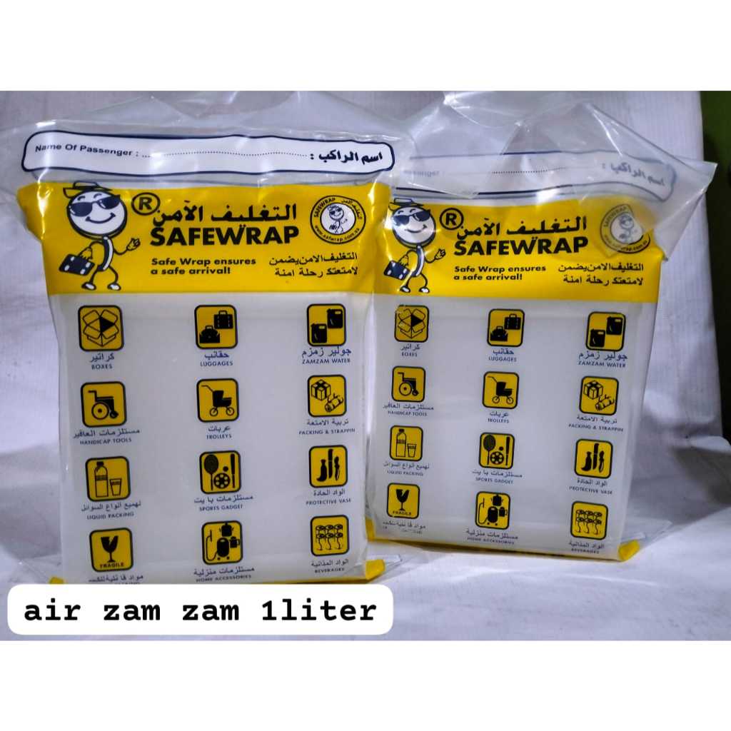 

[BISA COD] Air Zam-Zam 1 Liter Original / Air Zam-Zam Kemasan 1 Liter / Zam-Zam asli