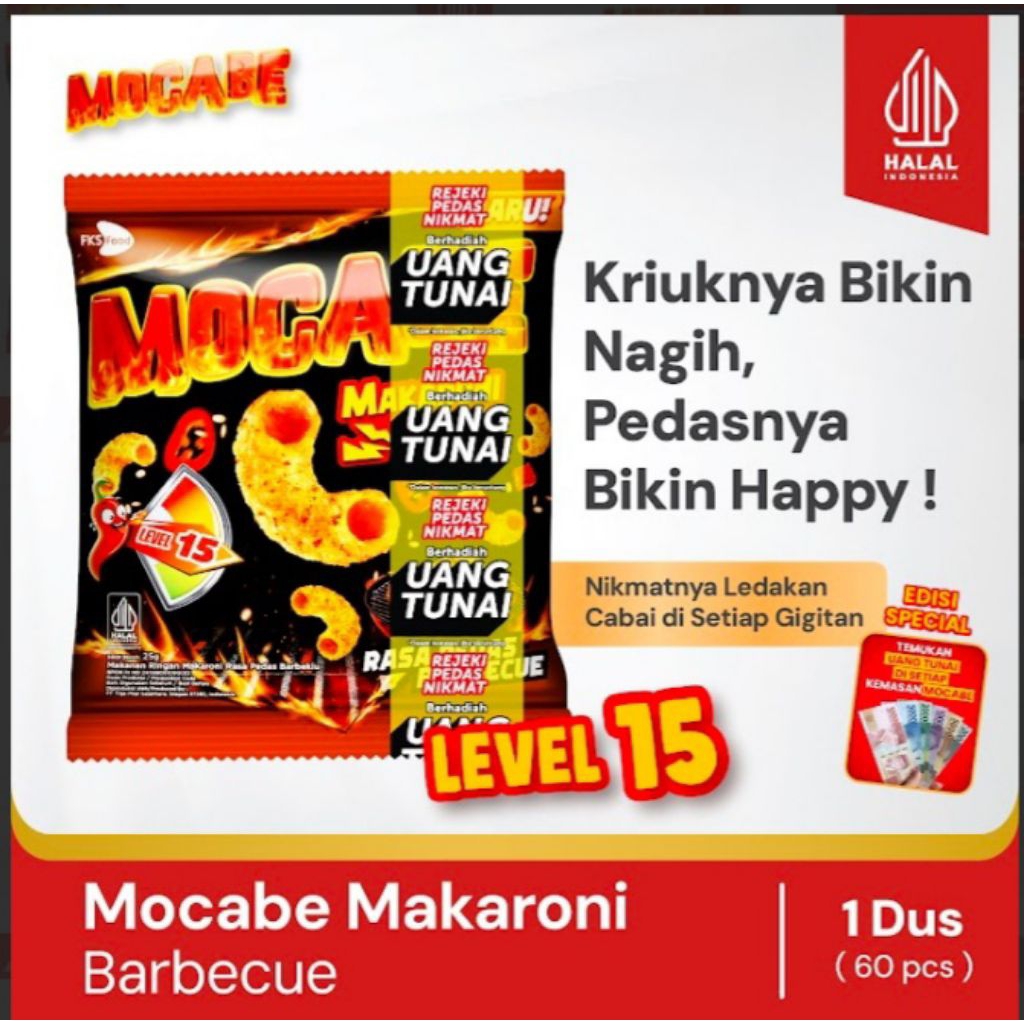 

Paket Bundling - Macaroni Mocabe - Barbecue - 24gr - 12pcs