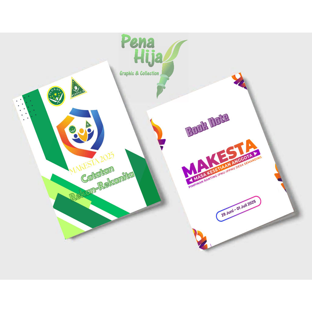 

blocknote custom seminar kit ukuran A6