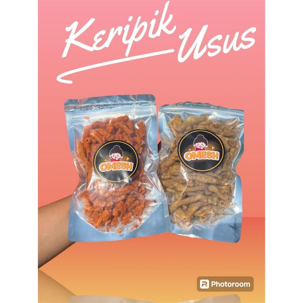 

keripik usus pedas original