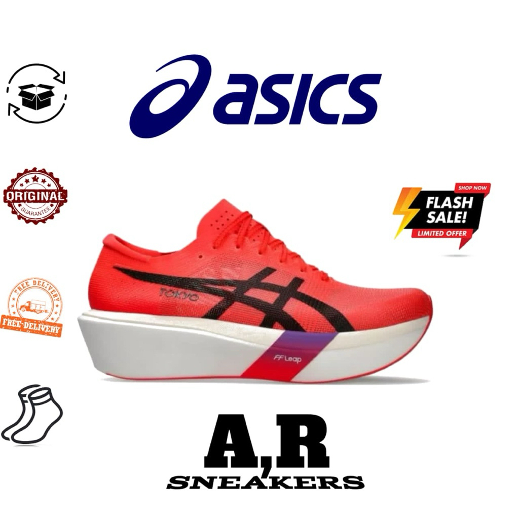 Running Shoes Asics Metaspeed Tokyo Sunrise Red Black