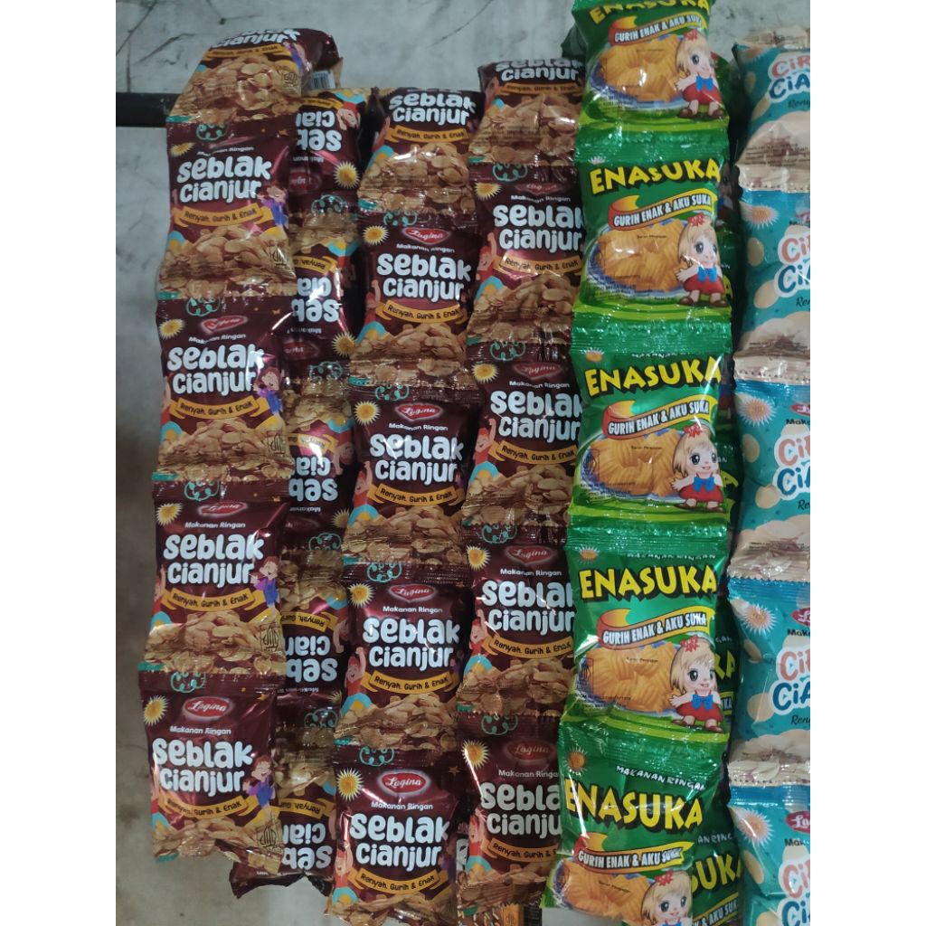 

Seblak cianjur, cireng cianjur, makaroni (10pcs ) /renceng /cemilan