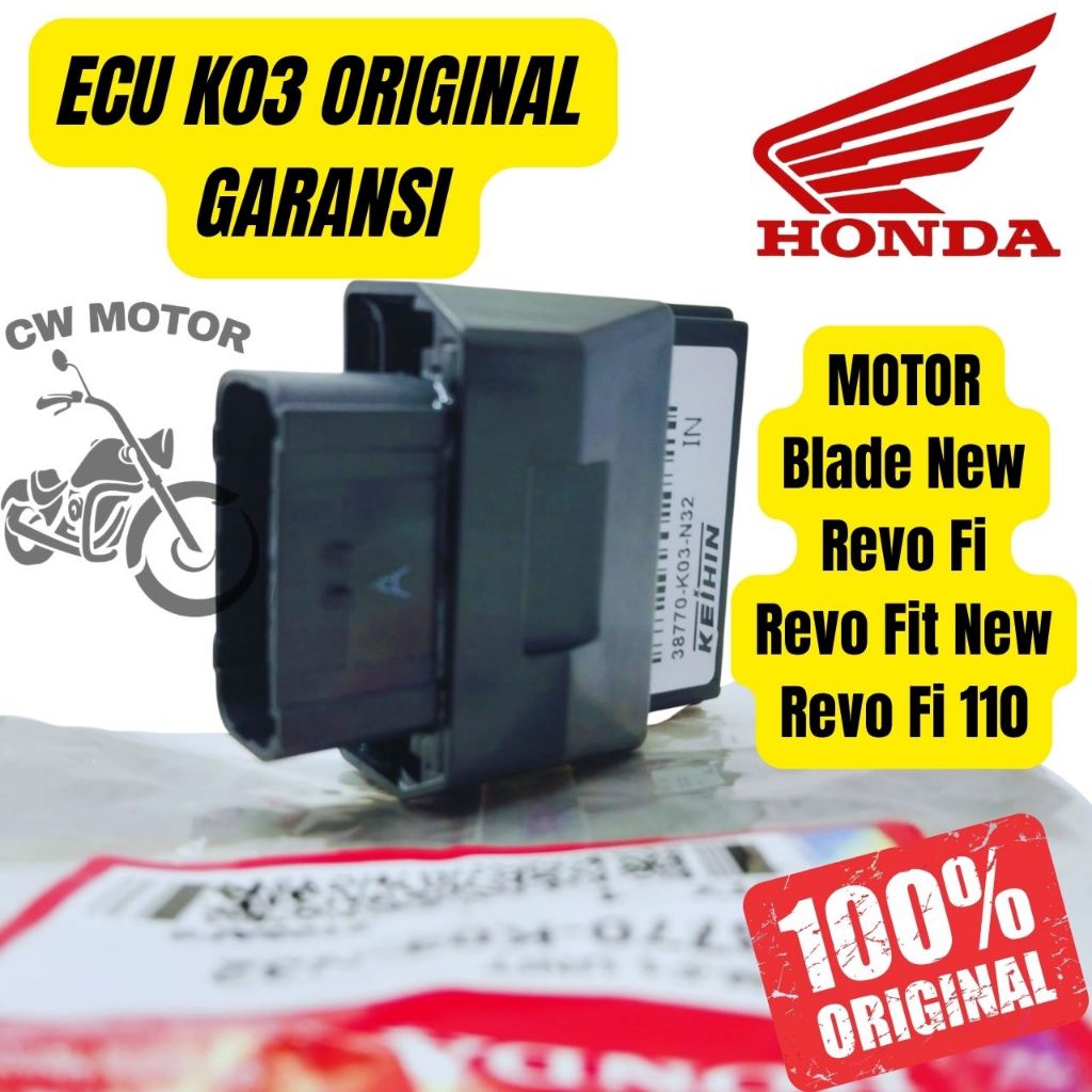 ECU YAMAHA YGP KODE K03 MOTOR BLADE NEW REVO FI REVO FI NEW REVO FI 110 100% ORIGINAL (GARANSI)