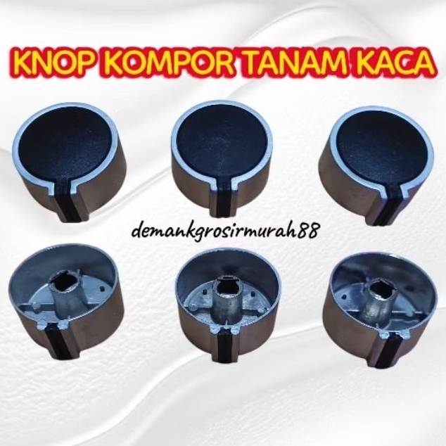 KNOP KOMPOR GAS TANAM KACA..PUTERAN KNOP KOMPOR GAS TANAM