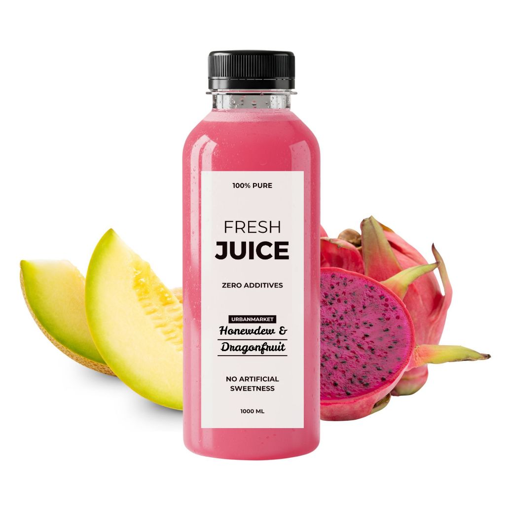 

Jus Buah Naga Melon Segar – 100% Buah Asli, Murni Tanpa Gula Tambahan