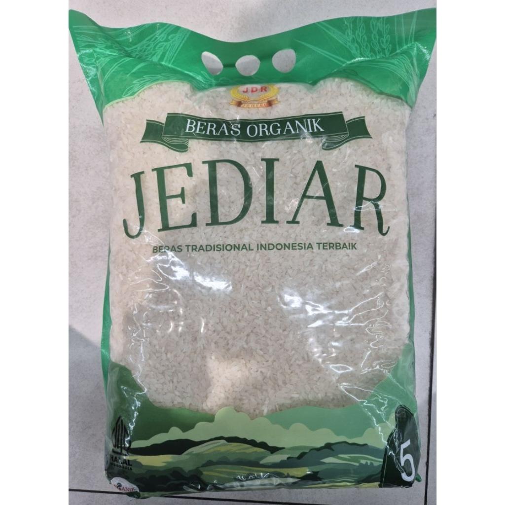 

Beras Organik Premium JDR BERAS JEDIAR Organic Premium Rice 5kg - HK-PC
