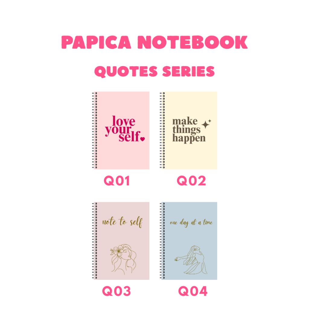 

Papica Notebook A5 – Quotes Series