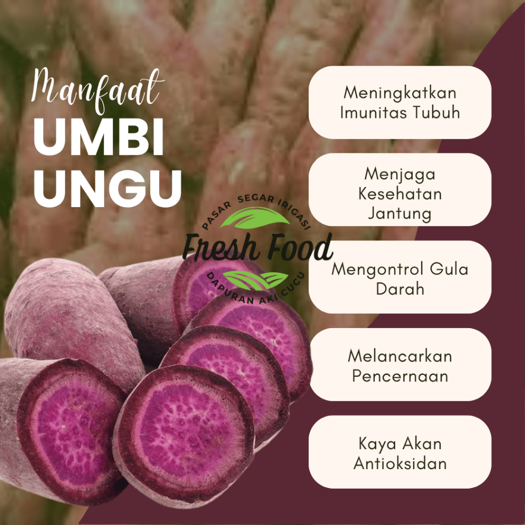 

Ubi Ungu Umbi Jalar Hui Sweet Potato
