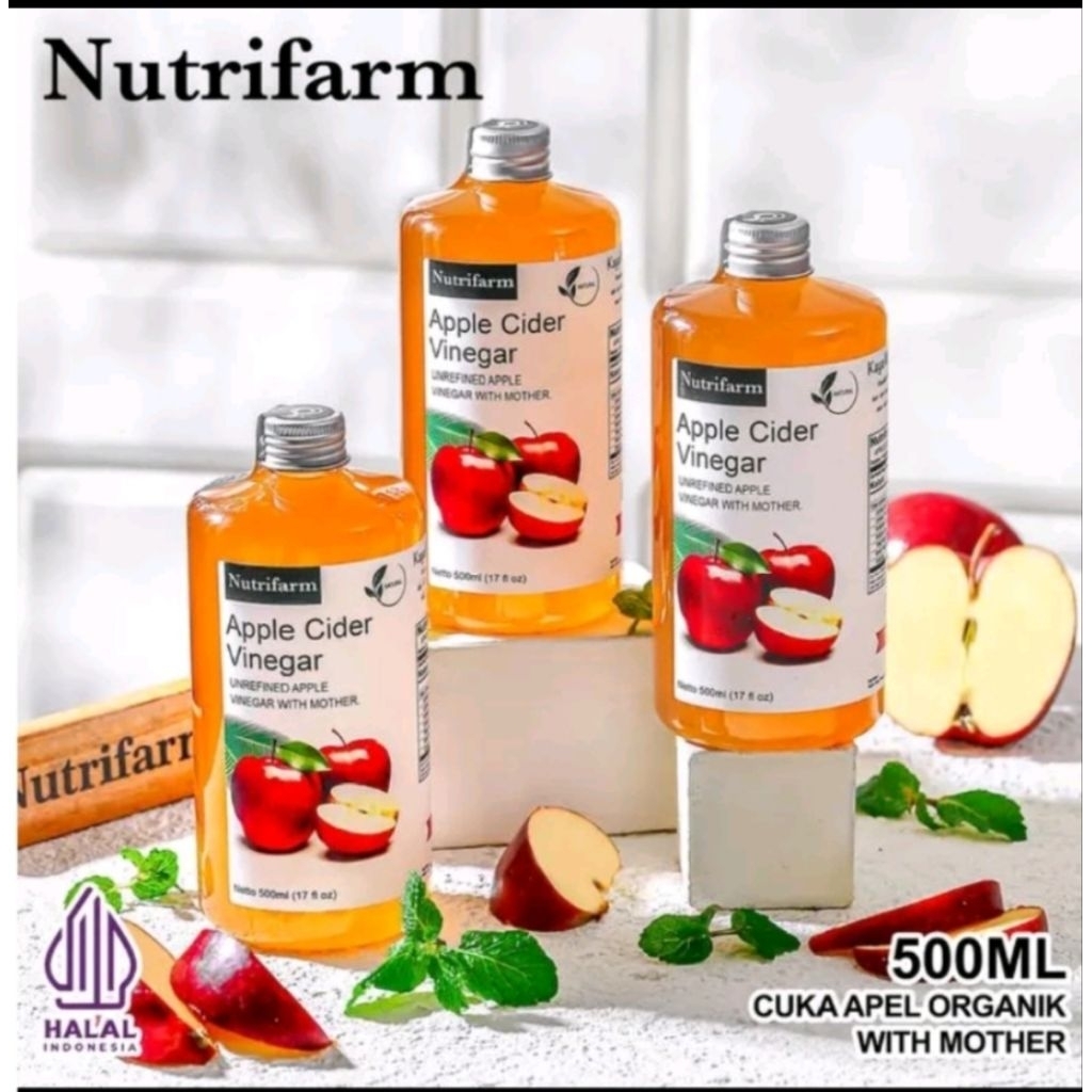 

Cuma Apel Organik Ntrfm With Mother Kemasan 500 ML