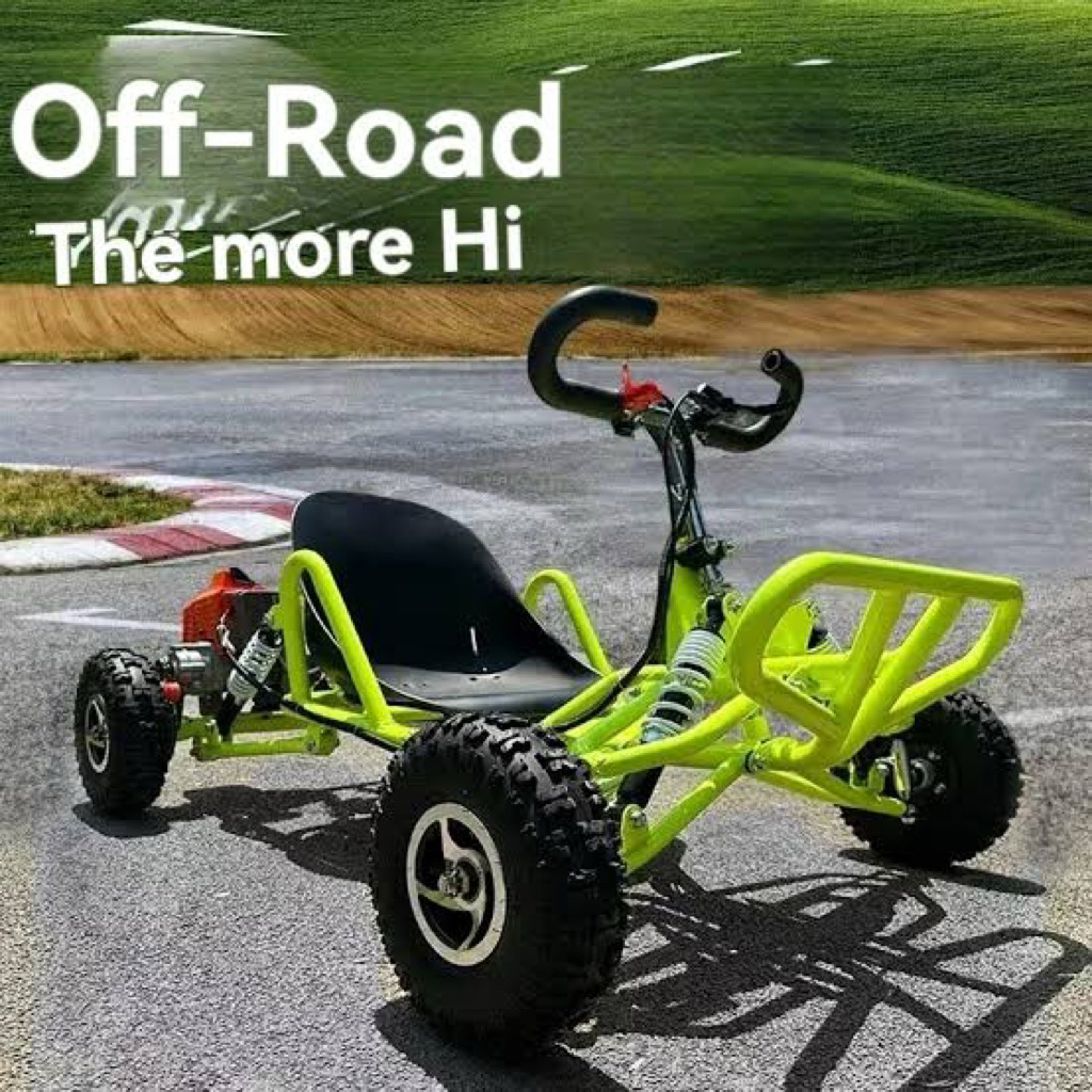 

Go Kart Off-Road Bahan Bakar Empat Roda ATV Kendaraan Drift Elektrik
