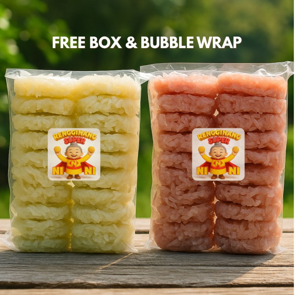 

Camilan Tradisional Rengginang Mentah Premium Original Homemade / Rengginang Super Nini