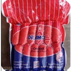 

Dilamo Beef Cocktail 500gr 1/2kg Sosis Kulit Merah Isi 25 Sosis Murah / Sosis Dilamo