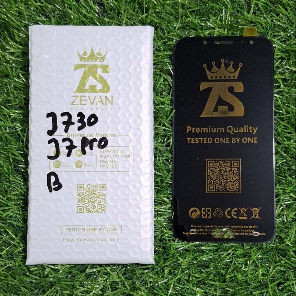 LCD SAMSUNG J7 PRO J730 BLACK ORI ZEVAN