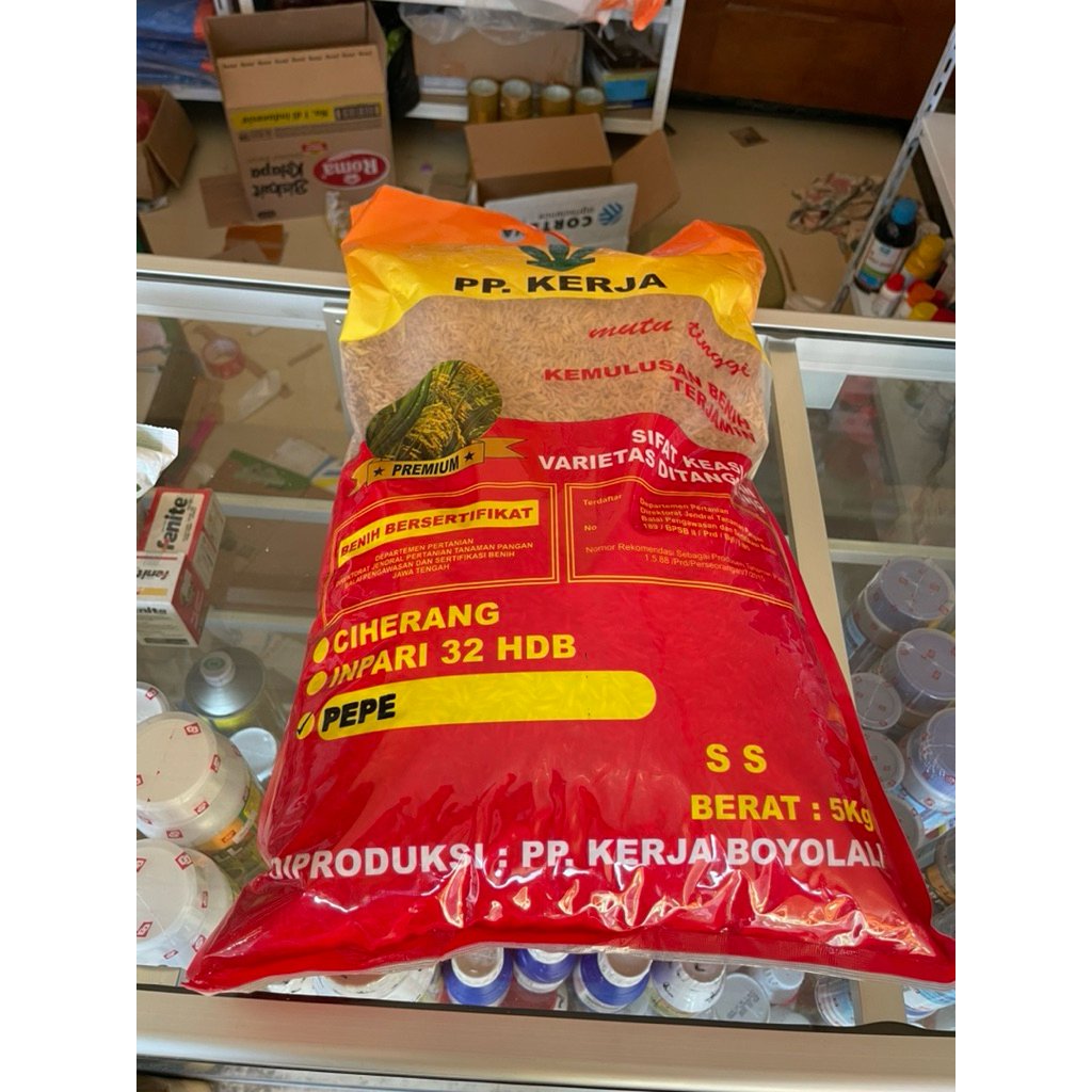 Benih padi PEPE / SRI PUTIH PREMIUM PP KERJA BOYOLALI 5 KG exp MARET 2026