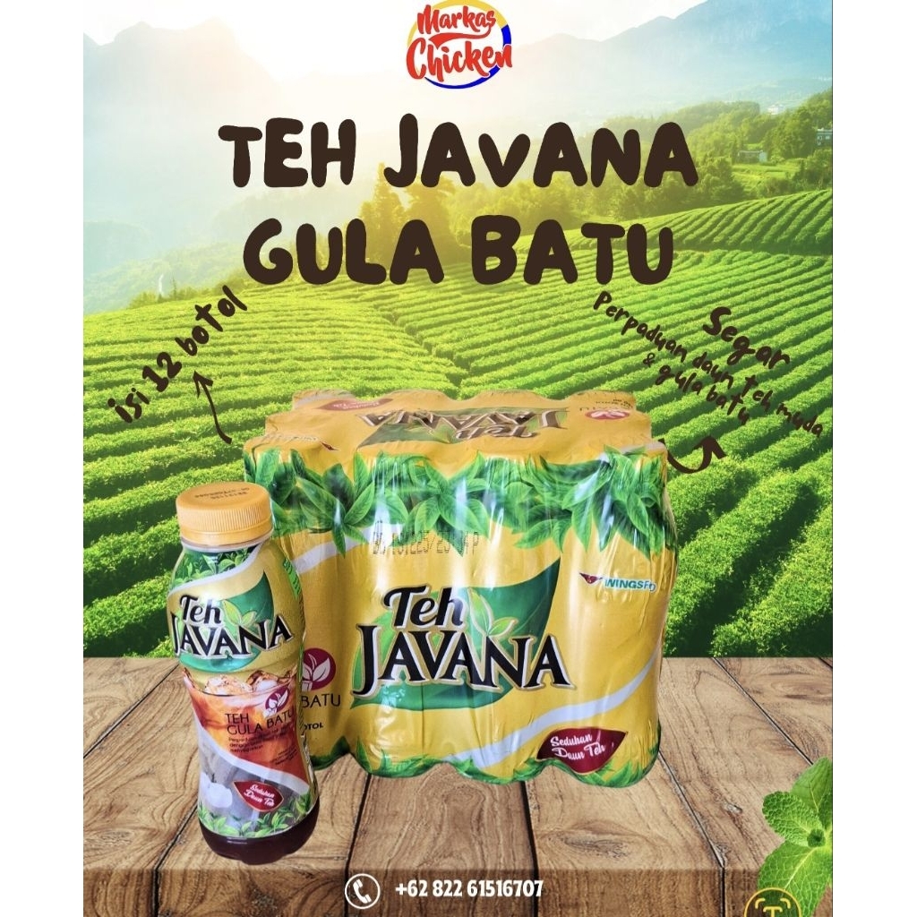 

Teh Javana Botol 1 krat Isi 12pc