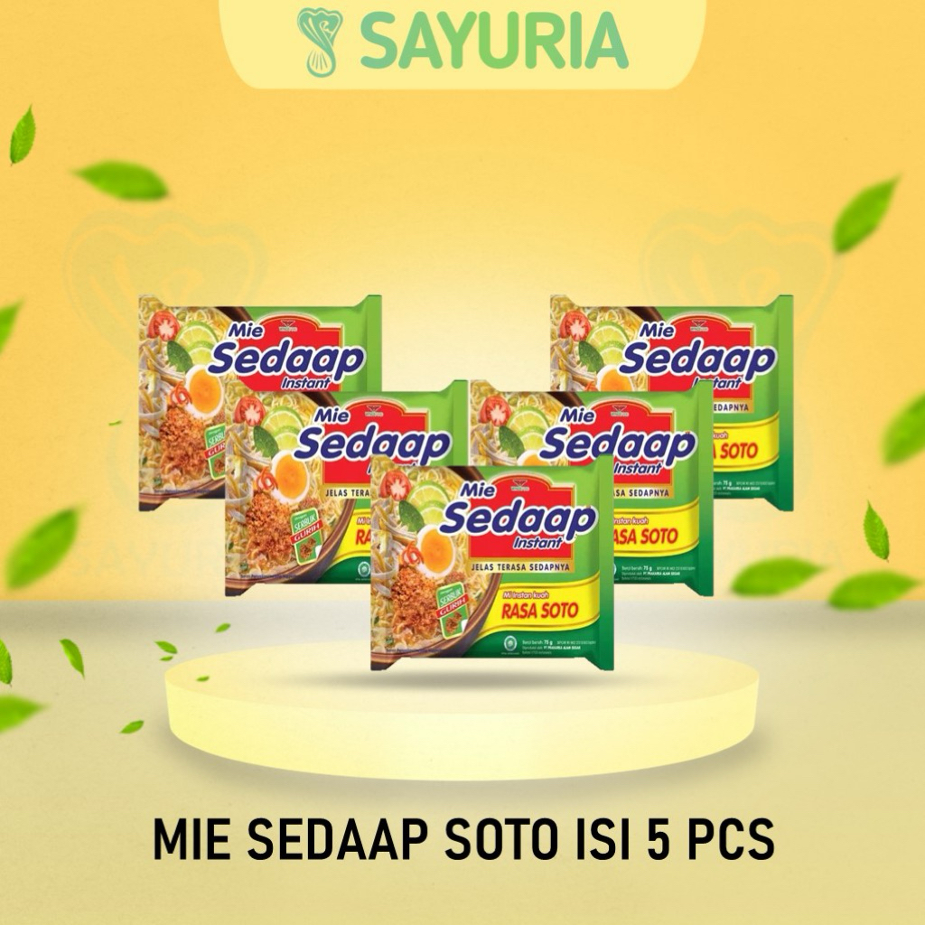 

MIE SEDAAP SOTO ISI 5 PCS