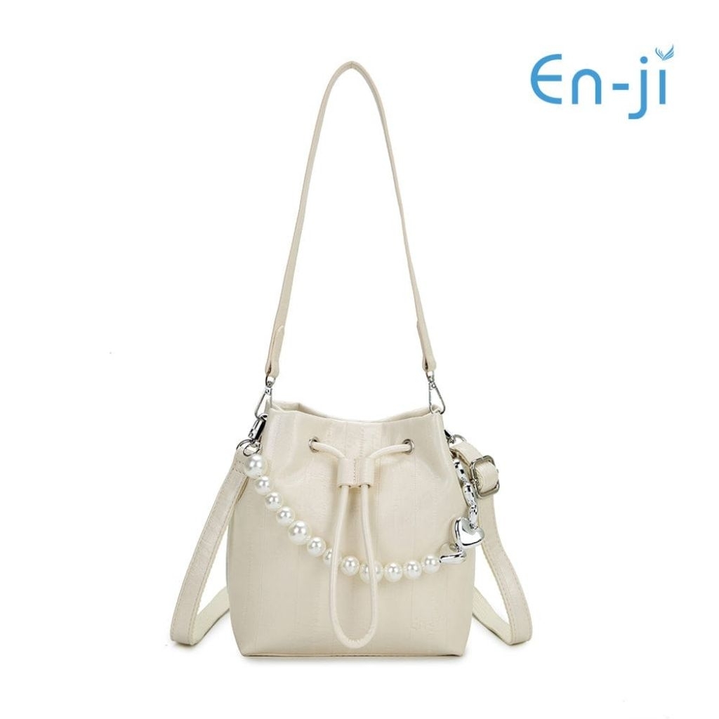 ENJI Soha Ivory Slingbag Handbag Shoulderbag Tas Wanita Tas Enji