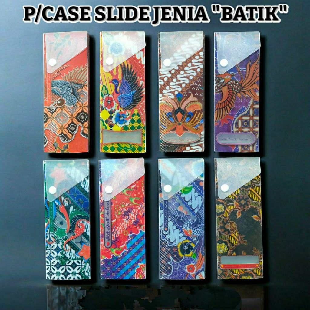 

Kotak Pensil Kancing Motif Batik