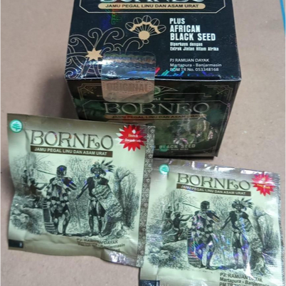Kapsul Borneo Original Obat Asam Urat Rematik
