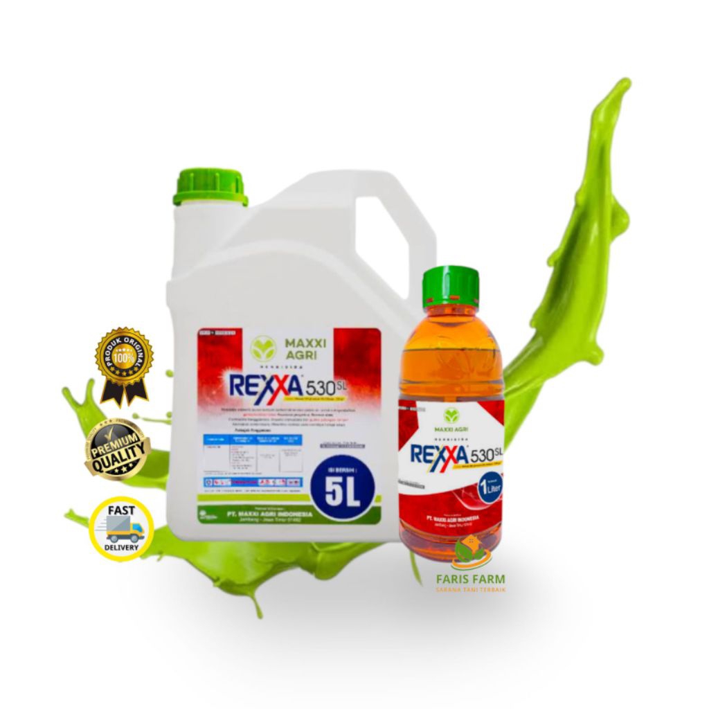 Rexxa 530SL Herbisida Glifosat Racun Rumput Sistemik 5 Liter