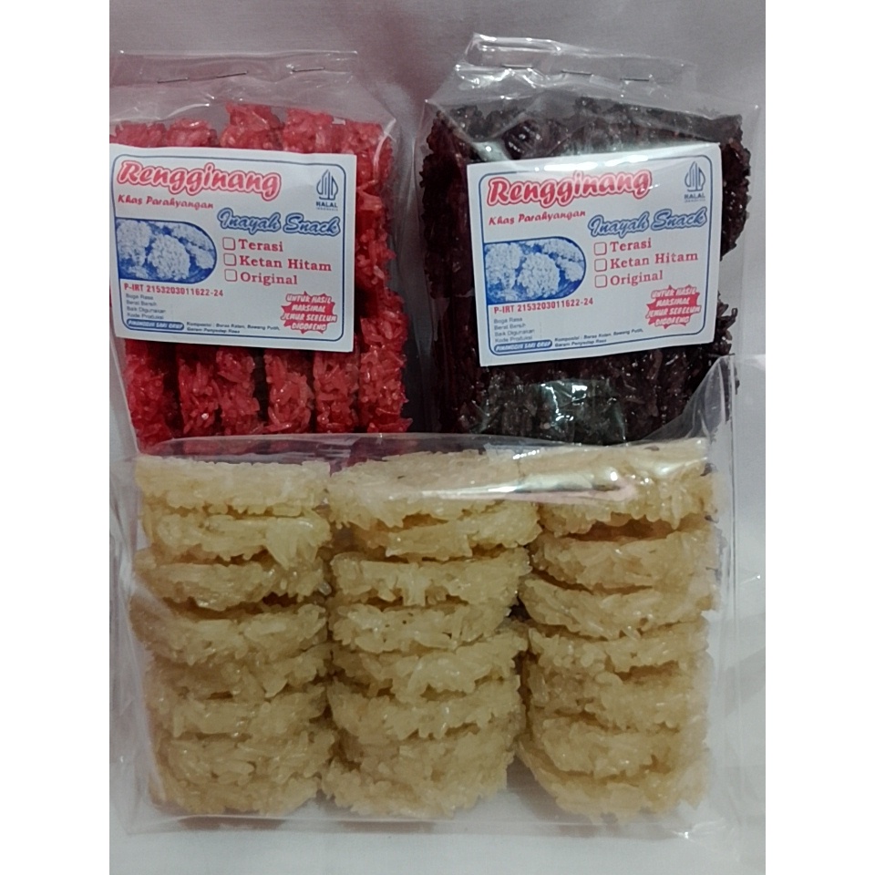 

Rengginang mentah 300gr makanan khas jawa barat makanan tradisional cemilan jadul makanan renyah dan gurih kerupuk ketan makanan khas cianjur