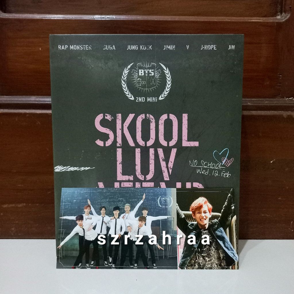 UNSEALED FULLSET BTS ALBUM SKOOL LUV AFFAIR SLA + PC TAEHYUNG V