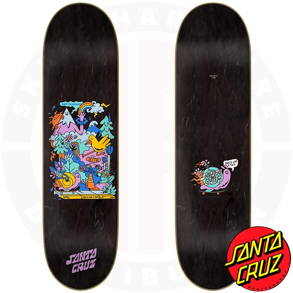 SANTA CRUZ 8.0in x 30.5in Skate Like A Girl Deck Skateboard
