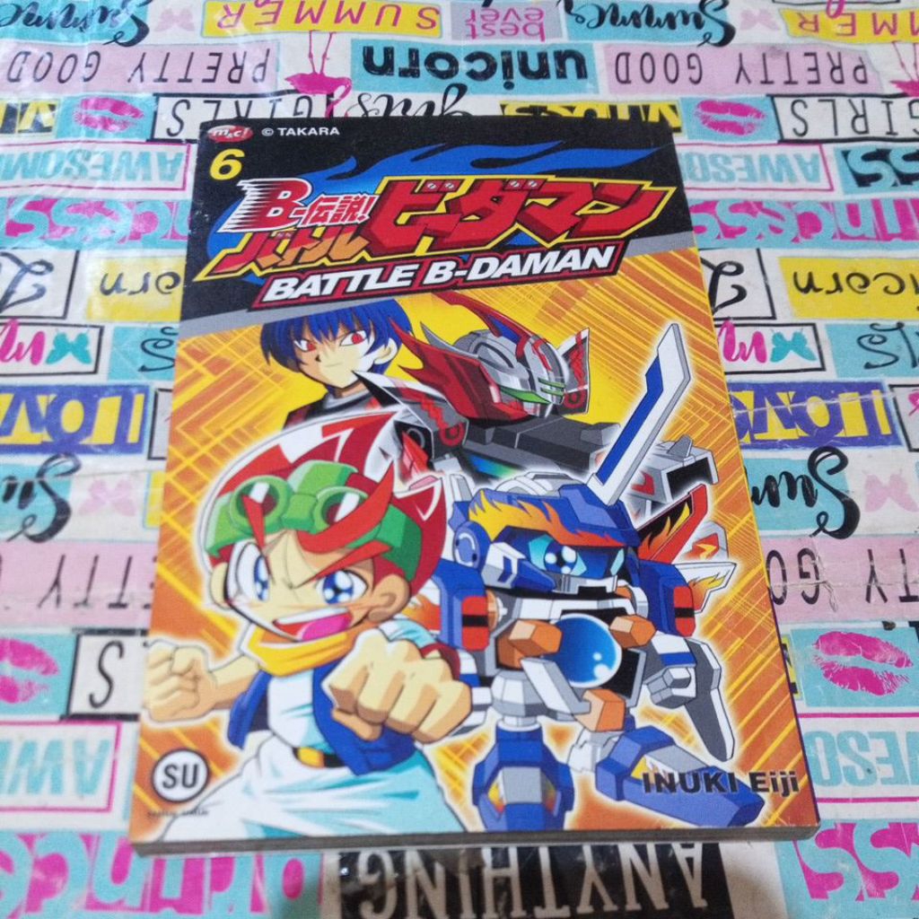 KOMIK B-LEGEND BATTLE B-DAMAN VOLUME 6 BY INUKI EIJI