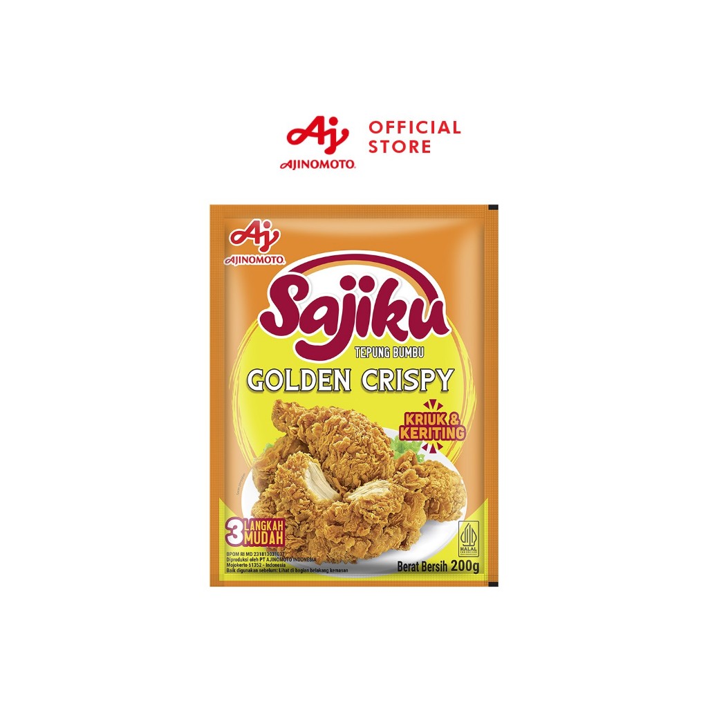 

Sajiku Tepung Bumbu Golden crispy 200gr