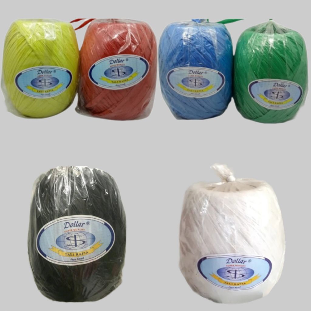 

Tali Rafia Dollar 1 Kg dan 1/2 Kg