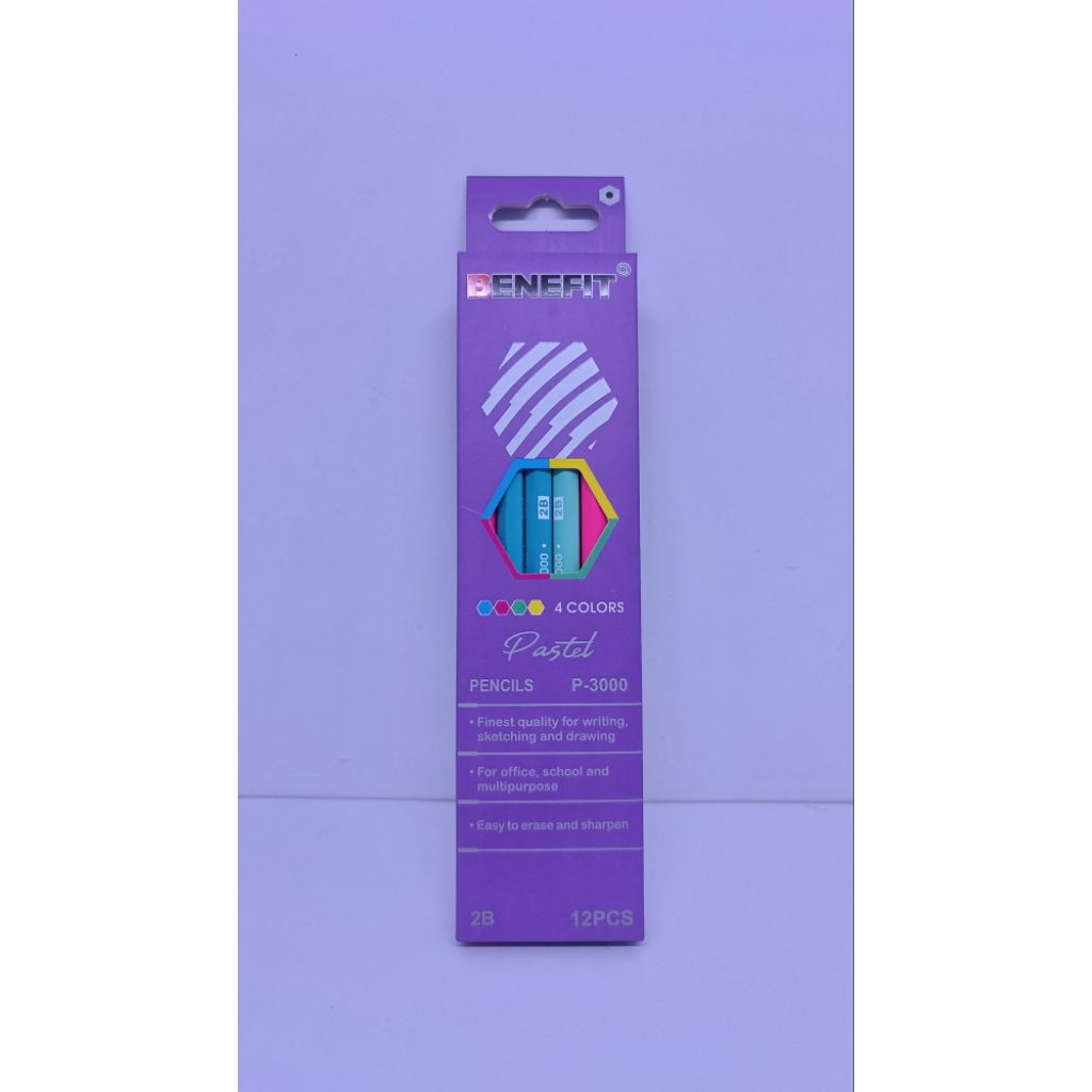 

Pensil 2B Benefit Pastel 4Warna P-3000 [LUSIN]