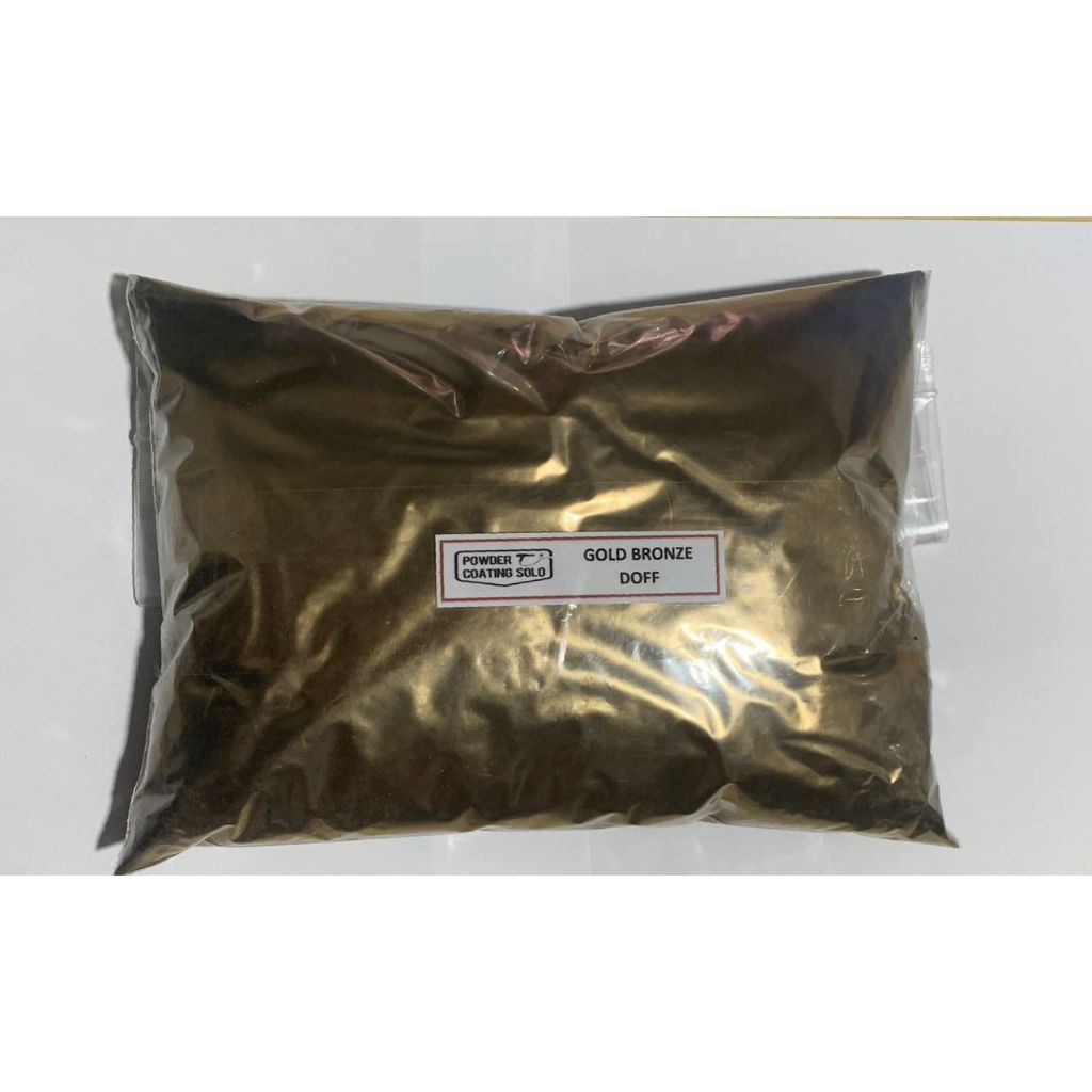 Bubuk Powder Coating Gold Bronze Doff