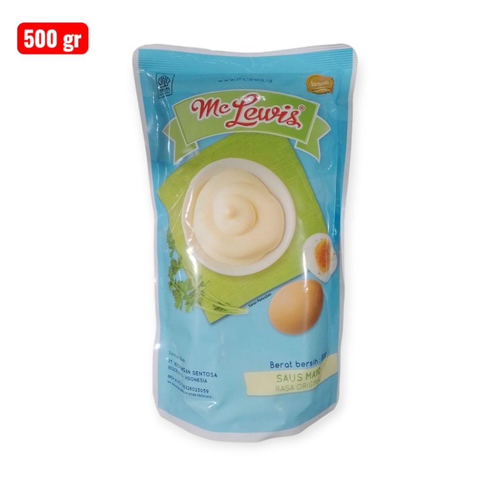 

Mc Lewis Mayo Original 500g - Mayonnaise Seger & Gurih