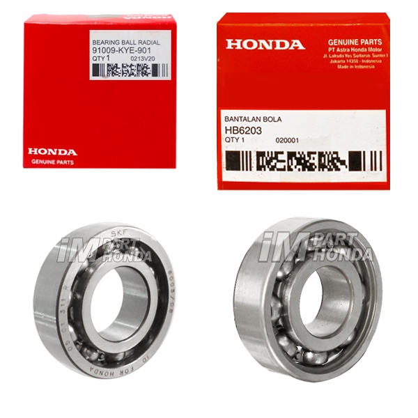 SALE  91009-KYE-901 HB6203 BEARING LAHER NOKEN AS 6003 6203 GL PRO NEO TECH TIGER REVO MEGAPRO