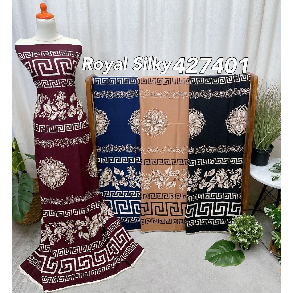 Kain Rayon Royal Silky 427401 (Per 0.5M) Rayon Silky Motif Premium